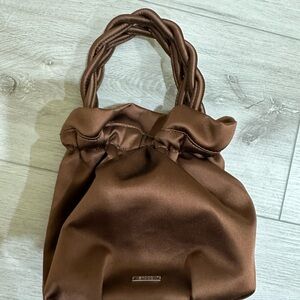 STAUD Shirley top-handle Clutch Bag RED